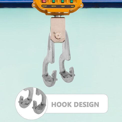 jojofuny Iron Hook for Mechanical Scale Weights - 500kg/1t Metal Hanging Hook Holder for Lifting - Traditional Weight Scales Equipment Part Replaceable Accessory in Saudi Arabia