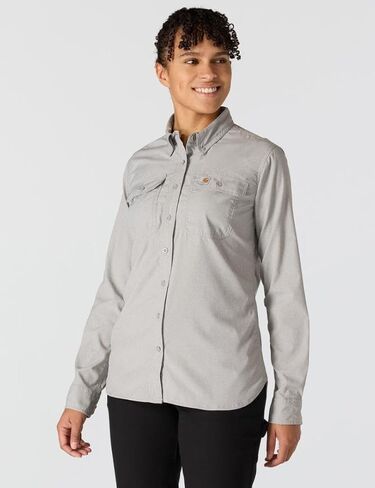 قميص Carhartt النسائي ذو المقاس المريح وخفيف الوزن بأكمام طويلة in Saudi Arabia