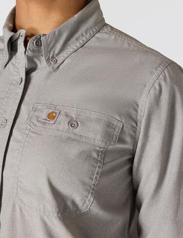 قميص Carhartt النسائي ذو المقاس المريح وخفيف الوزن بأكمام طويلة in Saudi Arabia