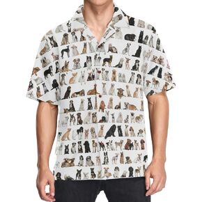 visesunny Mens Casual Button Down Short Sleeve Hawaiian Shirt Aloha Shirt in Saudi Arabia