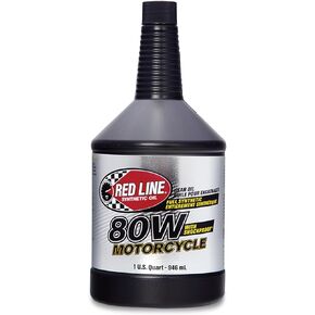 Red Line 42704 80W Synthetic Motorcycle Gear Oil with Shockproof - 1 Quart in Saudi Arabia