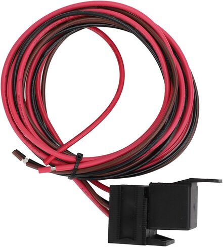 ZJchao مروحة كهربائية للتحكم في الحرارة، DC12V 60A مجموعة درجة حرارة قابلة للتعديل مع مسبار من الفولاذ المقاوم للصدأ، لنظام تبريد المبرد لشاحنة السيارة 12 فولت in Saudi Arabia