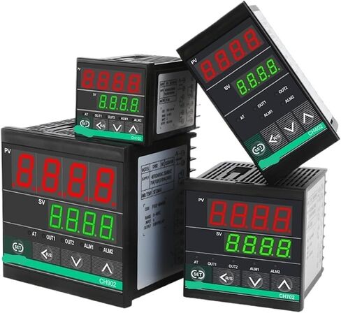 CH102 PT100 مزدوج الناتج SSR التتابع 4-20mA 0-10V CH402 متحكم في درجة الحرارة CH702 1 قطعة (6XL) in Saudi Arabia