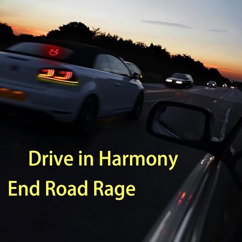 Fun Glow Gesture Car Light- Glogesture Hand Light LED Hand Gesture Light for Car Window - Remote Control Fun Road Rage Sign, Glow Gesture Accessories for Automotive Decor (lady's palm) in Kuwait