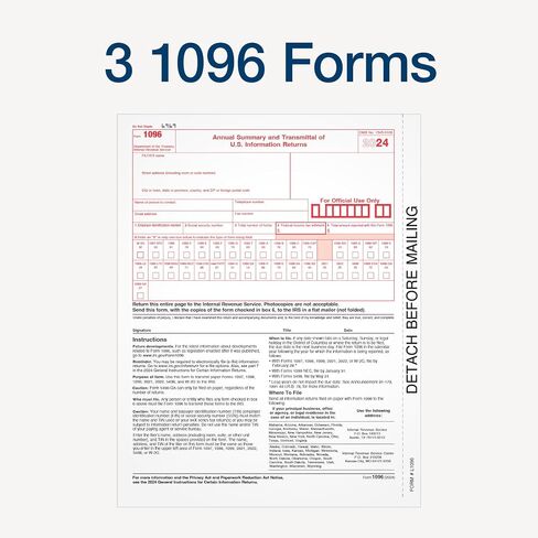 Adams 1099 NEC Forms 2025، مجموعة مكونة من 3 أجزاء لـ 30 مستلمًا، متوافقة مع طابعة نفث الحبر/الليزر، تتضمن 3 نماذج 1096، و30 مظروف أمان ذاتي الختم، والوصول إلى مساعد نماذج ضرائب Adams (1017230) in Saudi Arabia