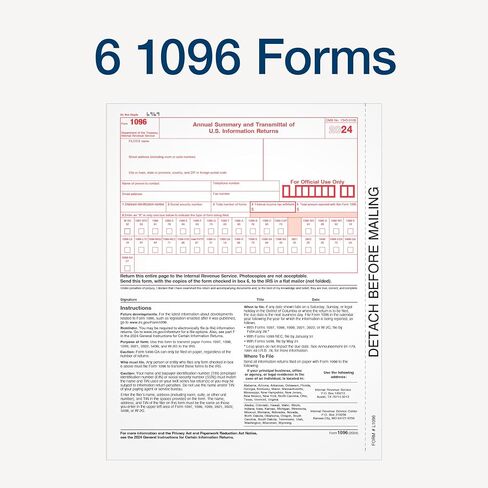 Adams 1099 NEC Forms 2025، حزمة مكونة من 3 أجزاء لـ 50 مستلمًا، متوافقة مع طابعة نفث الحبر/الليزر، تتضمن 6 نماذج 1096، و50 ظرف أمان ذاتي الغلق (1017231) in Kuwait