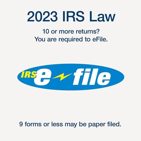 Adams 1099 NEC Forms 2025، حزمة مكونة من 3 أجزاء لـ 50 مستلمًا، متوافقة مع طابعة نفث الحبر/الليزر، تتضمن 6 نماذج 1096، و50 ظرف أمان ذاتي الغلق (1017231) in Kuwait
