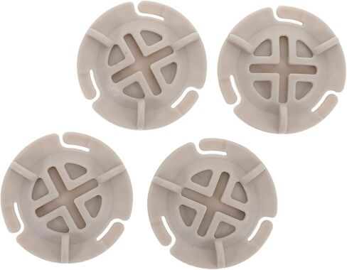 4pcs Plastic Screw Protector Caps for Slide Accessories Inner Diameter Secure Anti-loosening Fixing Covers Fit for Indoor Play Equipment with Modern Grey Design in Saudi Arabia