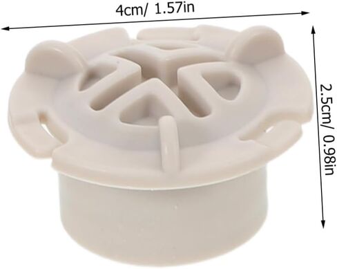 4pcs Plastic Screw Protector Caps for Slide Accessories Inner Diameter Secure Anti-loosening Fixing Covers Fit for Indoor Play Equipment with Modern Grey Design in Saudi Arabia