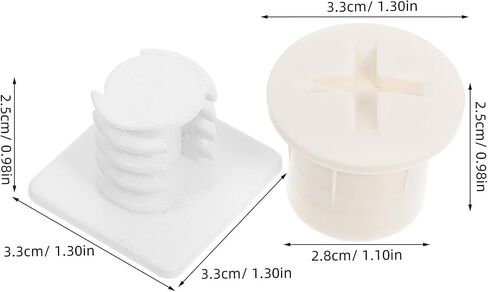 8PCS Slide Fixing Screw Caps Replacement Covers for Playground Equipment Weatherproof Plastic Screw Bolt Protectors Easy Install Safety Accessories for S Outdoor Slides in Saudi Arabia