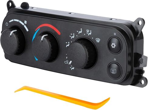 599-212 HVAC Climate Control Module, AC Air Conditioning Control Switch Temperature Control Panel Compatible with Dodge Ram 1500 2500 3500 2002-2005,Dodge Dakota 2001-2004 Replace 55055905AA in Saudi Arabia