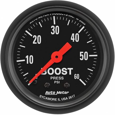 AutoMeter Boost Gauge Mechanical | Z Series | 52mm | 0-60 PSI in Saudi Arabia
