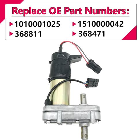 RV Slide Out Motor Compatible with Lippert，Dual Shaft Power Gear,Replace 1510000042 368471 1010001025 368811 in Saudi Arabia