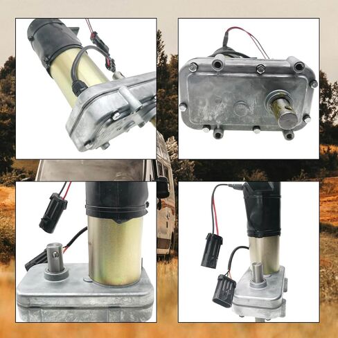 RV Slide Out Motor Compatible with Lippert，Dual Shaft Power Gear,Replace 1510000042 368471 1010001025 368811 in Saudi Arabia