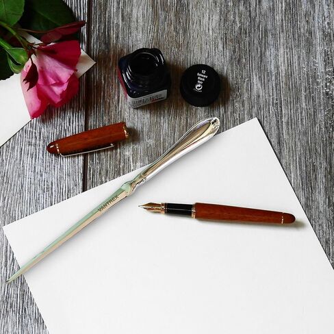 1 قطعة فتاحة أظرف فضية. إضافة رائعة إلى سطح المكتب مع وزن وملمس جميلين. in Saudi Arabia