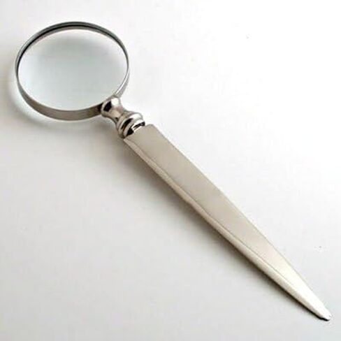 Nickel 7 1/2" Letter Opener with Magnifying Glass. - Set of 3 in Saudi Arabia