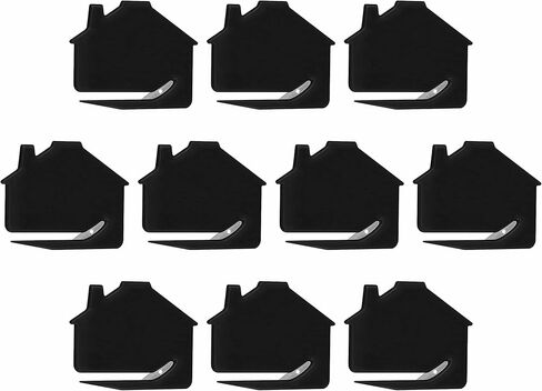 فتحات رسائل المنزل المخصصة مجموعة من 10 ، حزمة كبيرة مخصصة - مثالية للمنزل أو المكتب - أبيض in Kuwait