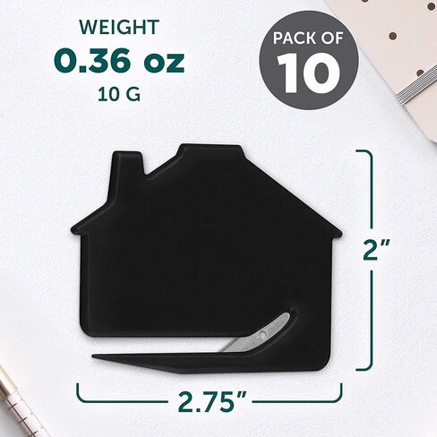 فتحات رسائل المنزل المخصصة مجموعة من 10 ، حزمة كبيرة مخصصة - مثالية للمنزل أو المكتب - أبيض in Kuwait