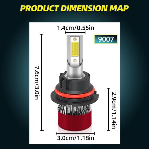 مصابيح كهربائية متوافقة مع Nissan Frontier 2005-2010 2011 2012 2013 2014 2015 2016 2017 2018 2019 9007 HB5 مصابيح ضباب عالية الشعاع سطوع 800% مع قابس مروحة التبريد والتشغيل حزمة من 2 in Kuwait
