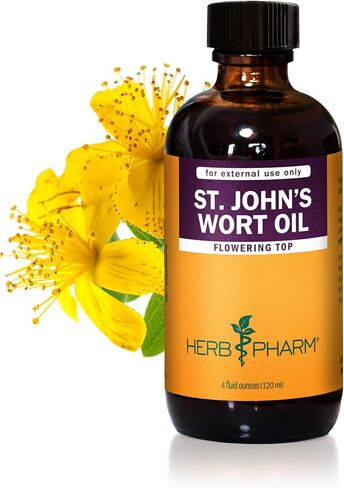 Herb Pharm St. John's Wort Topical Oil, 4 Ounce (OILSJW04) in Saudi Arabia