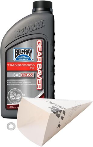 طقم تغيير زيت ناقل الحركة ثنائي الأشواط من TUSK متوافق مع موفر التروس Bel-Ray 80 وات لسوزوكي RM85L 2003-2008,2012-2013 in Kuwait