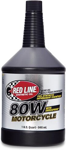 Red Line 42704 80W Synthetic Motorcycle Gear Oil with Shockproof - 1 Quart in Saudi Arabia