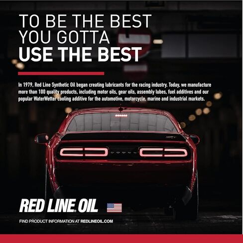 Red Line 42704 80W Synthetic Motorcycle Gear Oil with Shockproof - 1 Quart in Saudi Arabia