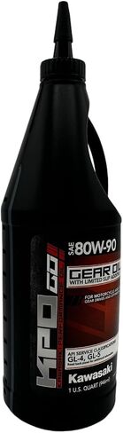 عبوة واحدة متوافقة مع زيت Kawasaki Gear/Final Drive مع مادة إضافية محدودة الانزلاق 80W90 K61030-007A تحتوي على K63G-104-01Q وقمع in Saudi Arabia