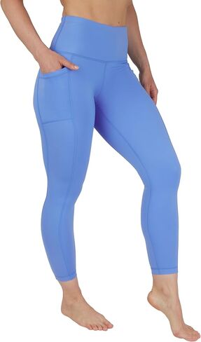 يوجاليشوس سروال كابري ضيق عالي الخصر مقاوم للقرفصاء مع جيوب جانبية للنساء in Kuwait