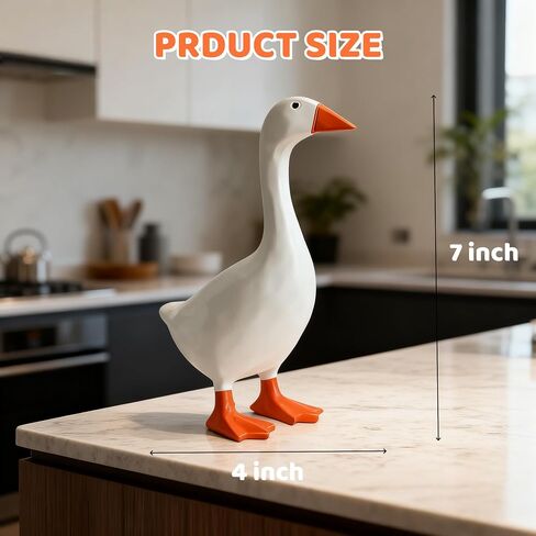 7 Inch Desk Goose - Mini Desk Goose for Office & Home, Desktop Goose Gift for Friends and Family in Saudi Arabia