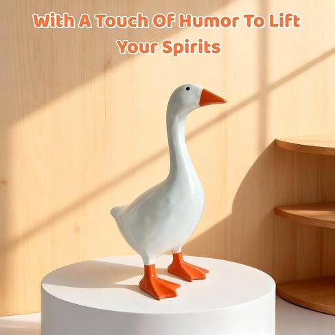 7 Inch Desk Goose - Mini Desk Goose for Office & Home, Desktop Goose Gift for Friends and Family in Saudi Arabia
