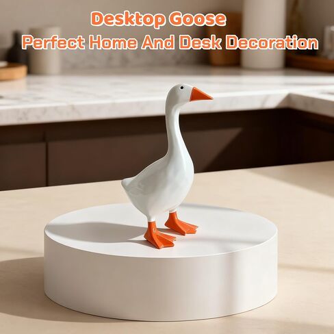 7 Inch Desk Goose - Mini Desk Goose for Office & Home, Desktop Goose Gift for Friends and Family in Saudi Arabia