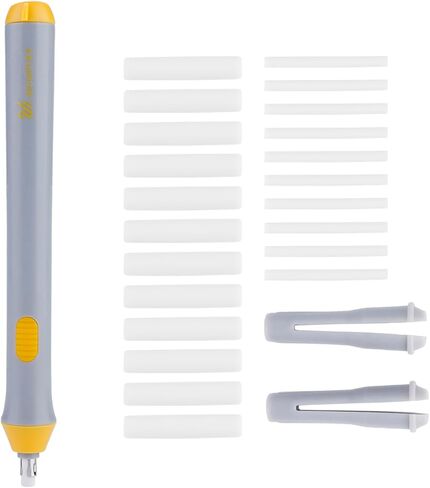 Eraser, 22 Eraser Refills Automatic Pencil Eraser Kits Electric Battery Operated Artists Pencils Eraser for Painting Sketching Drafting(Gray) in Saudi Arabia