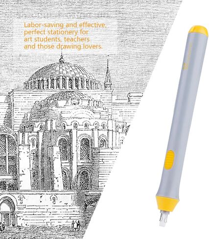 Eraser, 22 Eraser Refills Automatic Pencil Eraser Kits Electric Battery Operated Artists Pencils Eraser for Painting Sketching Drafting(Gray) in Saudi Arabia