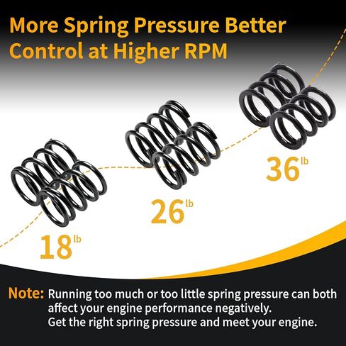 High Performance 26lb Valve Springs for Predator 196cc 212cc 224 cc Non Hemi for Coleman CT200U BT200X CT200U-EX GX160 GX200 6.5 HP OHV Clone Engines Mini Bike Go Kart Racing Upgrade in Kuwait