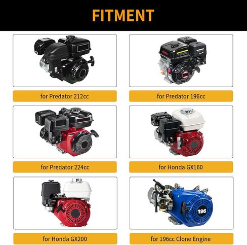 High Performance 26lb Valve Springs for Predator 196cc 212cc 224 cc Non Hemi for Coleman CT200U BT200X CT200U-EX GX160 GX200 6.5 HP OHV Clone Engines Mini Bike Go Kart Racing Upgrade in Kuwait