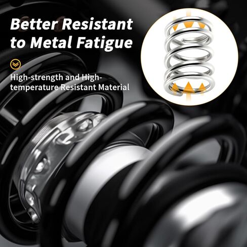 High Performance 18lb Valve Nickel Plated Springs for Predator 196cc 212cc 224 cc Non Hemi for Coleman CT200U BT200X CT200U-EX GX160 GX200 6.5 HP OHV Clone Engines Mini Bike Go Kart Racing Upgrade in Kuwait