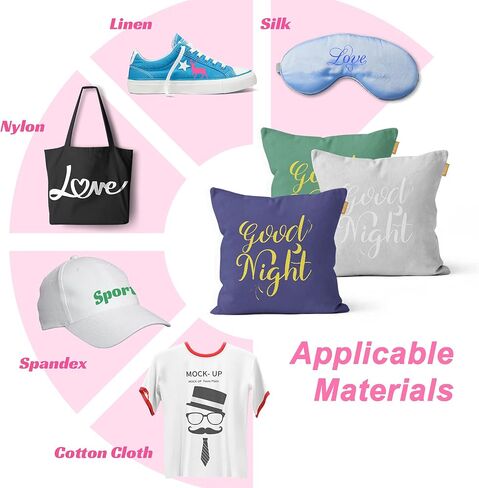 CAREGY HTV Heat Transfer Vinyl Bundle: 42 Pack 12" x 10" Sheets Iron on Vinyl, 30 Assorted Colors, Heat Transfer Vinyl for DIY T-Shirt in Saudi Arabia