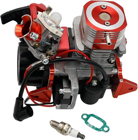 FLMLF CNC 29CC RC قوارب (في الخط) محرك مناسب لمحرك الغاز Zenoah CY RCMK Marine QJ G290 PUM (أحمر) in Kuwait