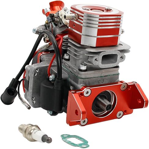 FLMLF CNC 29CC RC قوارب (في الخط) محرك مناسب لمحرك الغاز Zenoah CY RCMK Marine QJ G290 PUM (أحمر) in Kuwait
