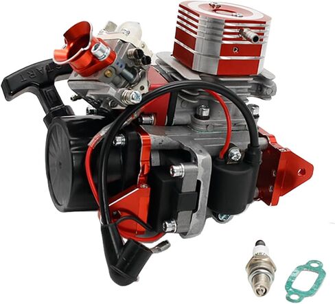 FLMLF CNC 29CC RC قوارب (في الخط) محرك مناسب لمحرك الغاز Zenoah CY RCMK Marine QJ G290 PUM (أحمر) in Kuwait