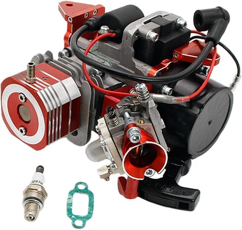 FLMLF CNC 29CC RC قوارب (في الخط) محرك مناسب لمحرك الغاز Zenoah CY RCMK Marine QJ G290 PUM (أحمر) in Kuwait