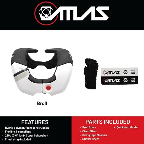 Atlas Brace Broll Neck Brace (Kids Size) for Use in: Powersports, Offroad Racing, Motocross, Mountain Biking, and BMX in Kuwait