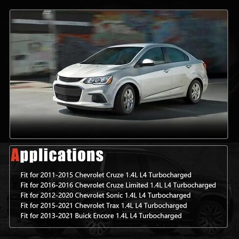 AUCERAMIC 918-428 محول تجميع مبيت مرشح زيت المحرك مع غطاء إدخال حشية مناسب لـ 2011-2021 Chevy Cruze Sonic Trax Buick Encore 1.4L استبدال # 918428 55566784 55565388 in Kuwait