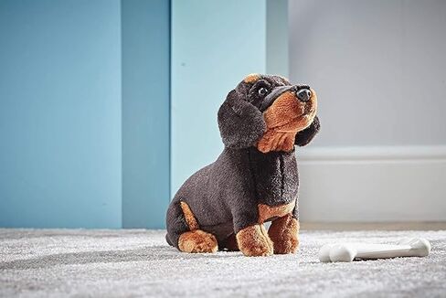 Living Nature Dachshund Puppy, Realistic Soft Cuddly Dog Toy, Naturli Eco-Friendly Plush, 7 Inches in Saudi Arabia