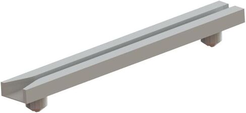 Essentra, RSFS-300, Horizontal Card Guide - Accepts Panel Thickness 1.6 mm (0.062 in) - Overall Length 76.2 mm (3.000 in) - Natural - Nylon 6/6 (25 Item/s) in Kuwait