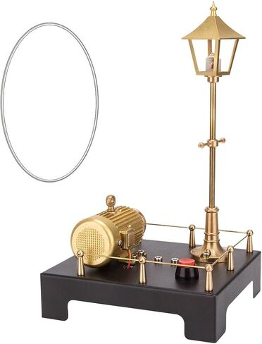 Retrol SE-01 Full Metal Beam Steam Engine Kit That Works, 84PCS Stationary Model with Horizontal Boiler & Lamp Scene Retro Mini Engine Gift for Adults in Saudi Arabia