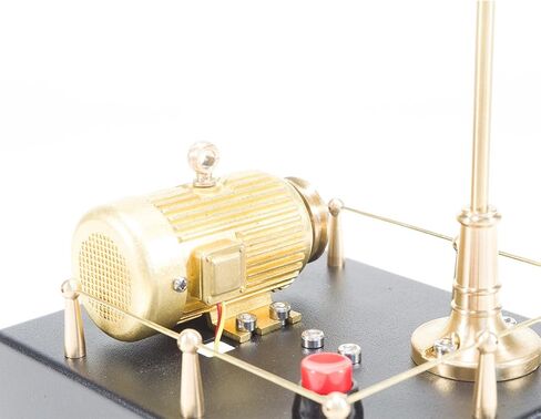 Retrol SE-01 Full Metal Beam Steam Engine Kit That Works, 84PCS Stationary Model with Horizontal Boiler & Lamp Scene Retro Mini Engine Gift for Adults in Saudi Arabia