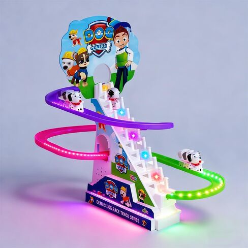 Santa Climbing Toy Set Electric Light Slide Climbing Toys for Automatic Stairs,Playful Santa Race Game Christmas Roller Climbing Toys with LED Light and Music for Toddlers Boys Girls in Saudi Arabia