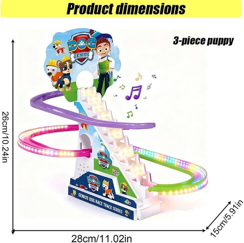 Santa Climbing Toy Set Electric Light Slide Climbing Toys for Automatic Stairs,Playful Santa Race Game Christmas Roller Climbing Toys with LED Light and Music for Toddlers Boys Girls in Saudi Arabia